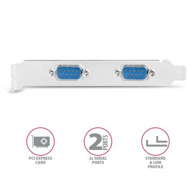 PCEA-S2N PCIe vezérlő 2x soros
