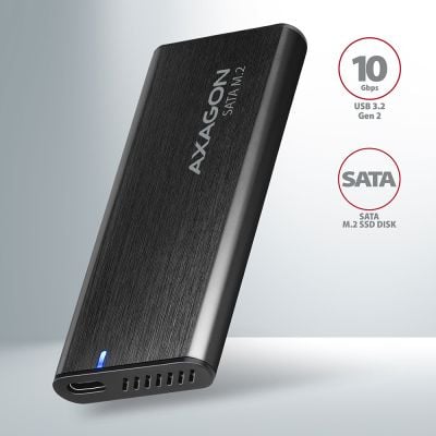EEM2-SBC SuperSpeed+ USB-C - M.2 SATA SSD RAW box