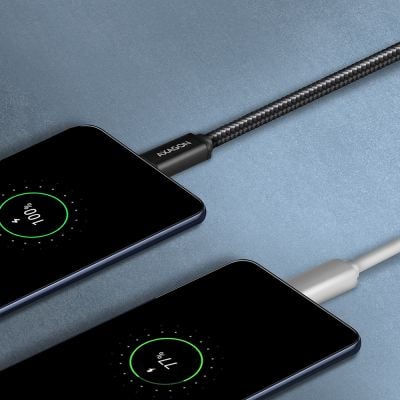 BUMM-AM10AB HQ Micro USB <> USB-A kabel 1 m