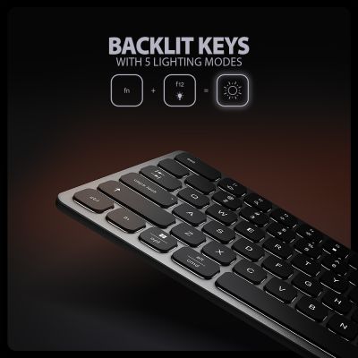 HMC-KB-US USB-C 5Gbps KEYBOARD (US) 9in1 hub