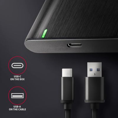 EE25-A6C USB-C 3.2 Gen 1 RAW box