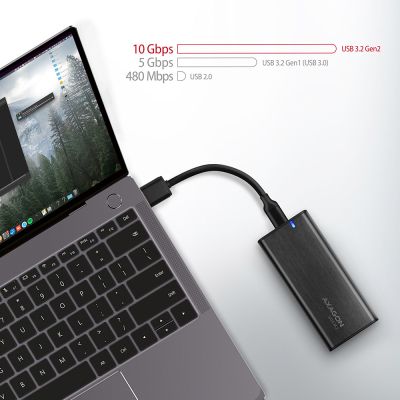 EEM2-SBC SuperSpeed+ USB-C - M.2 SATA SSD RAW box