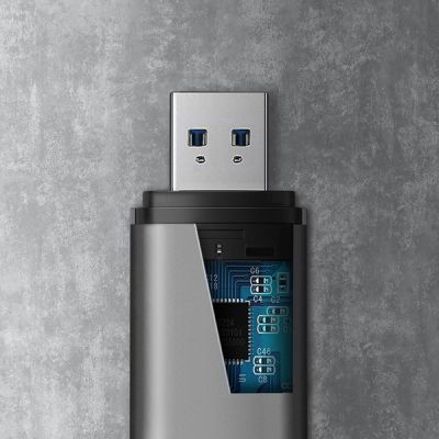 CRE-SAC SuperSpeed USB-C+USB-A card reader