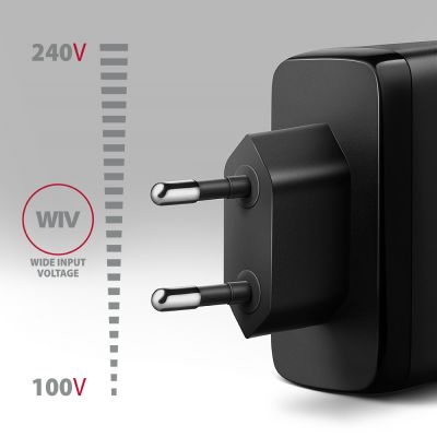 ACU-DPQ100 PD3.0 & QC4+ THREE OUTPUTS Wall Charger 100W