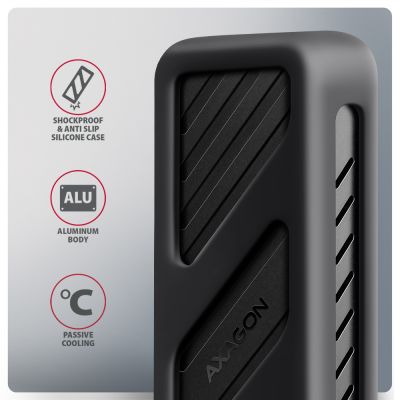 EEM2-20G USB-C 20Gbps - M.2 NVMe SSD ARMORED box