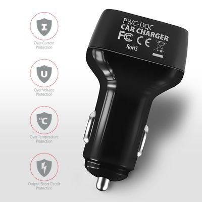 PWC-DQC 2x QC3.0 car charger