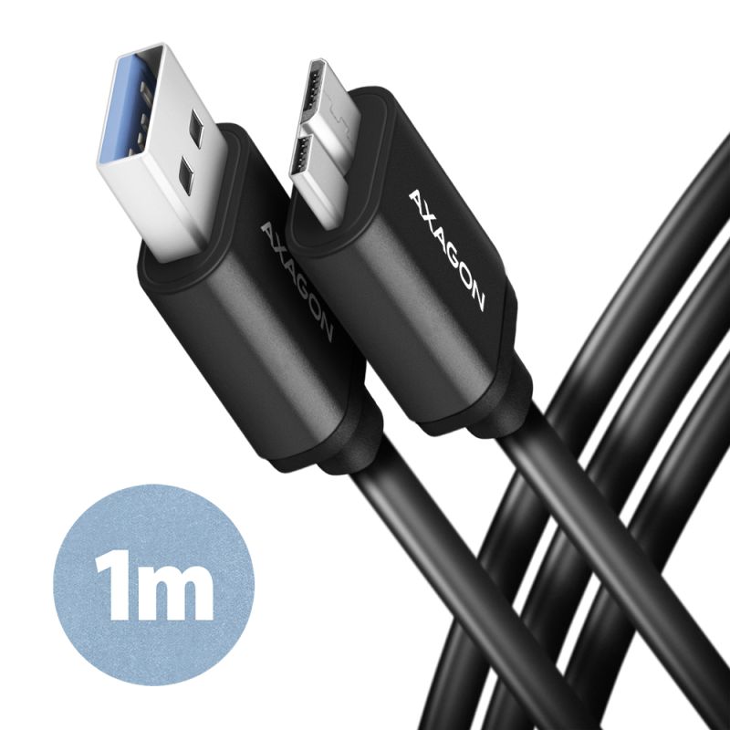 Produkt BUMM3-AM10AB SPEED Micro-B USB <> USB-A 3.2 Gen 1 kabel 1 m Obrázek