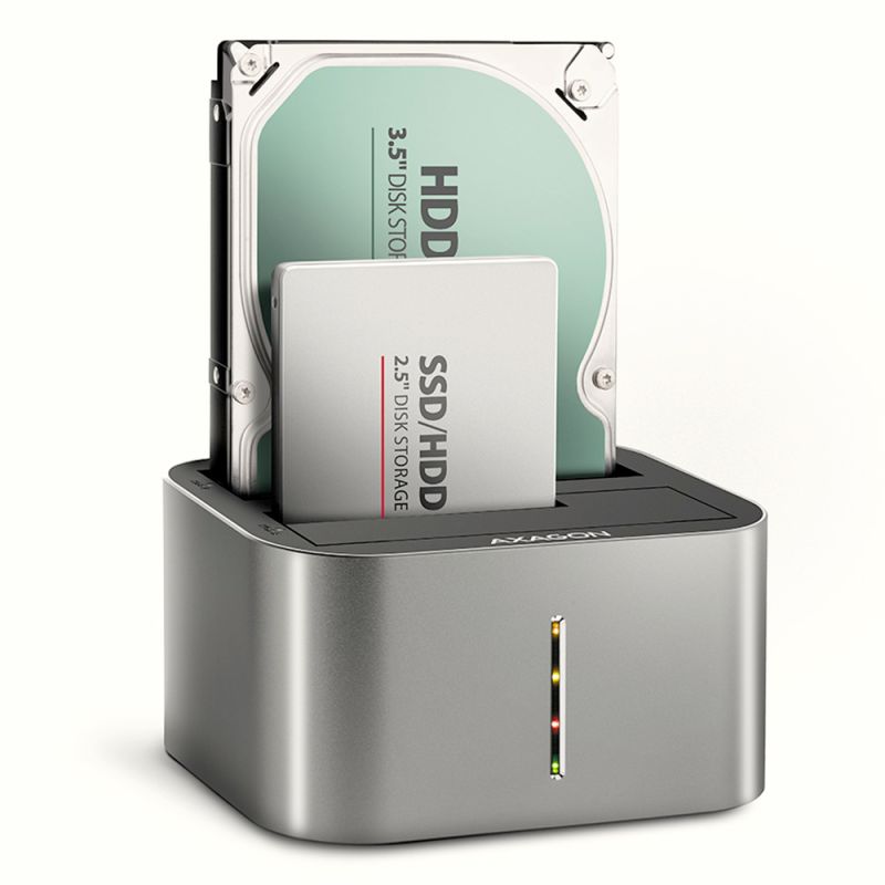 Termék ADSA-DC SuperSpeed USB DUAL 2.5"/3.5" HDD/SSD DUAL dock Kép