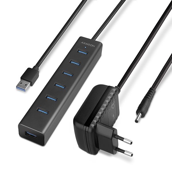 Produkt HUE-SA7BP SuperSpeed USB-A CHARGING hub Obrázek