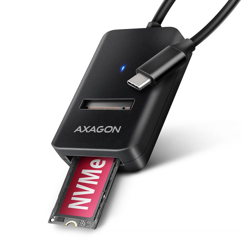 Product ADM2-CM USB-C 10Gbps - M.2 NVMe & SATA SSD adapter Image