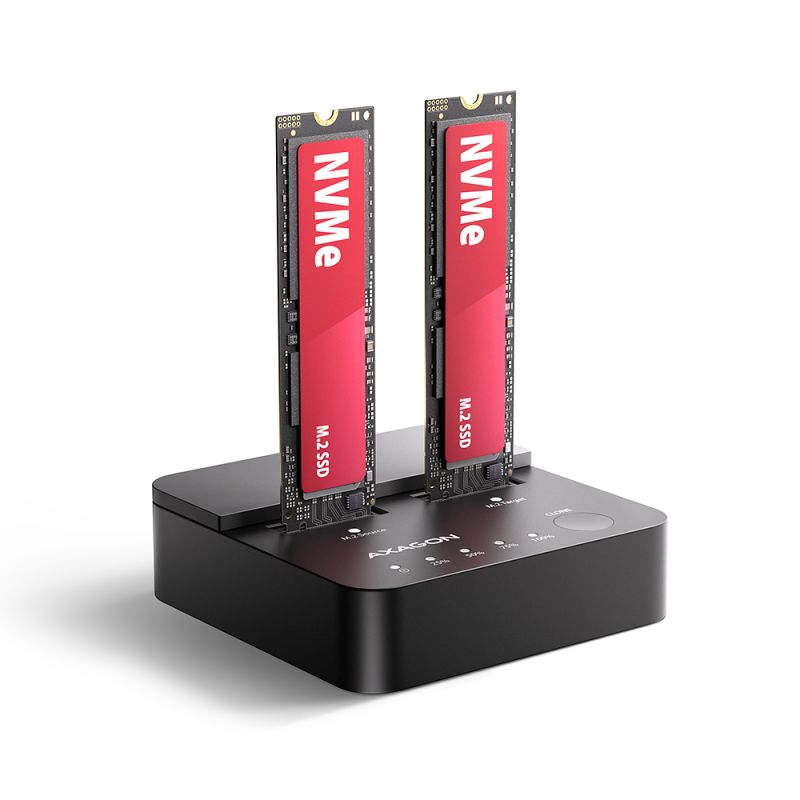 Produkt ADSA-M2C22L USB 20Gbps dokovací stanice pro 2× NVMe SSD Obrázek