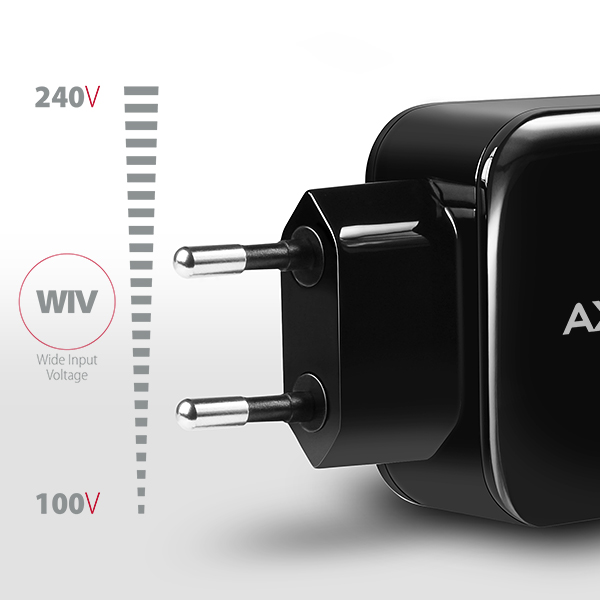 ACU-5V4 2.6A + 2.6A wall charger