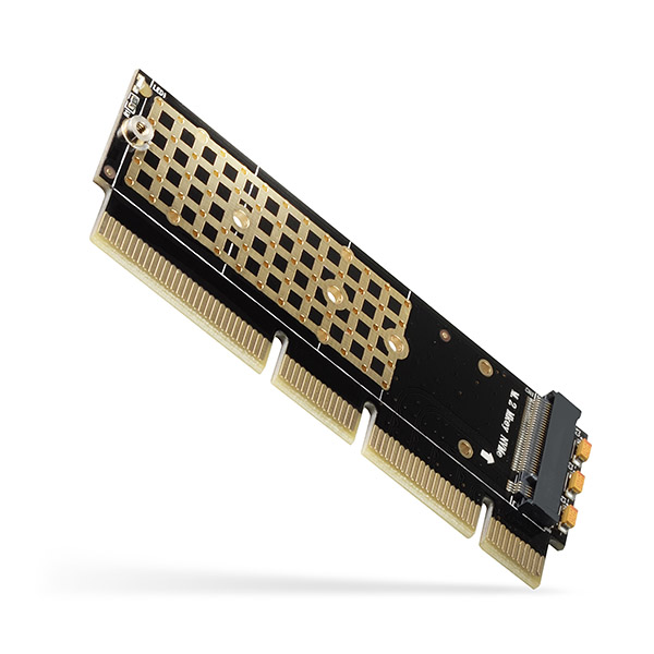 Xiwai NGFF M-Key NVME AHCI SSD auf PCI-E 3.0 1x x1 Vertikaler Adapter mit Kabel Stecker auf Buchse Verlängerung 