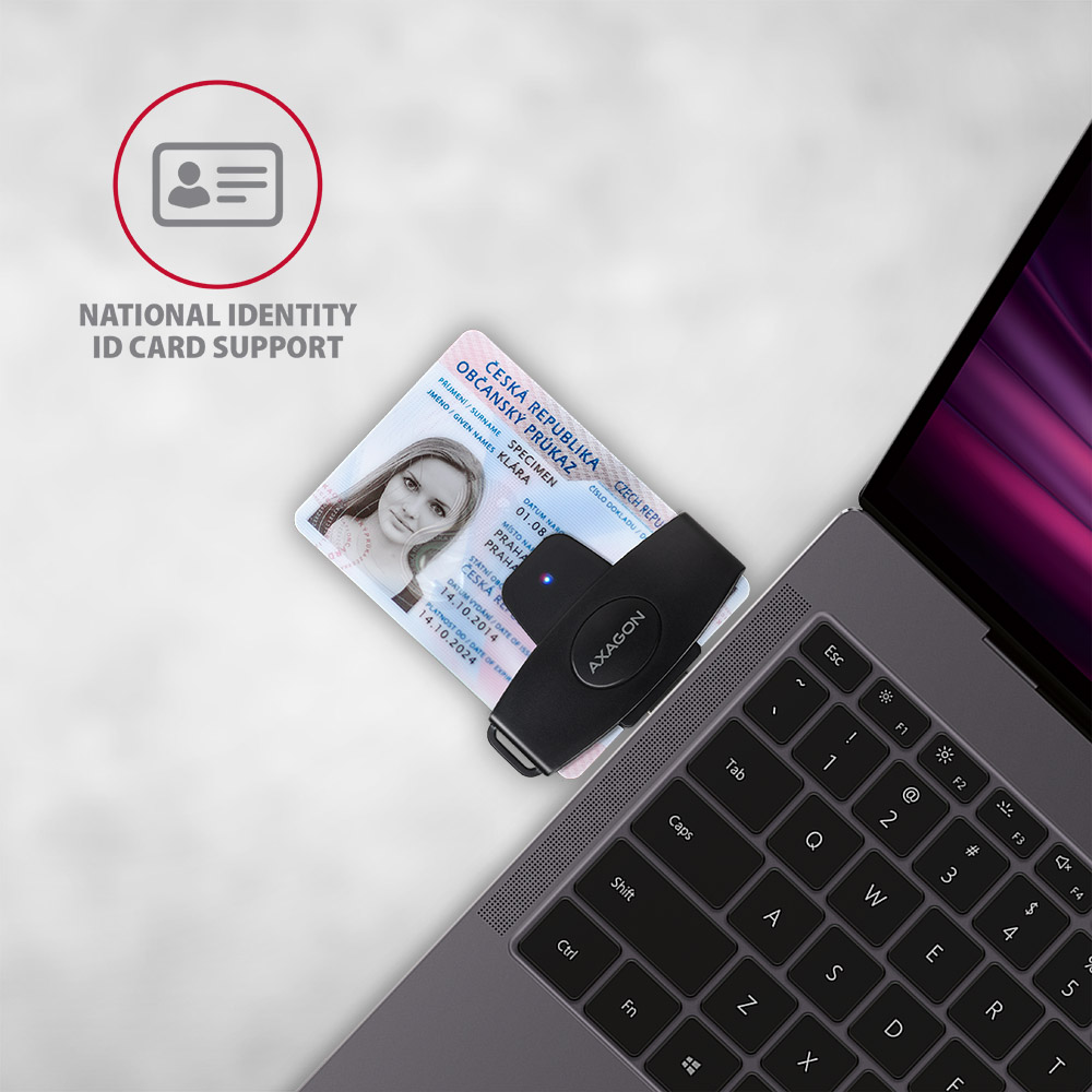 CRE-SM5 ID card PocketReader olvasó