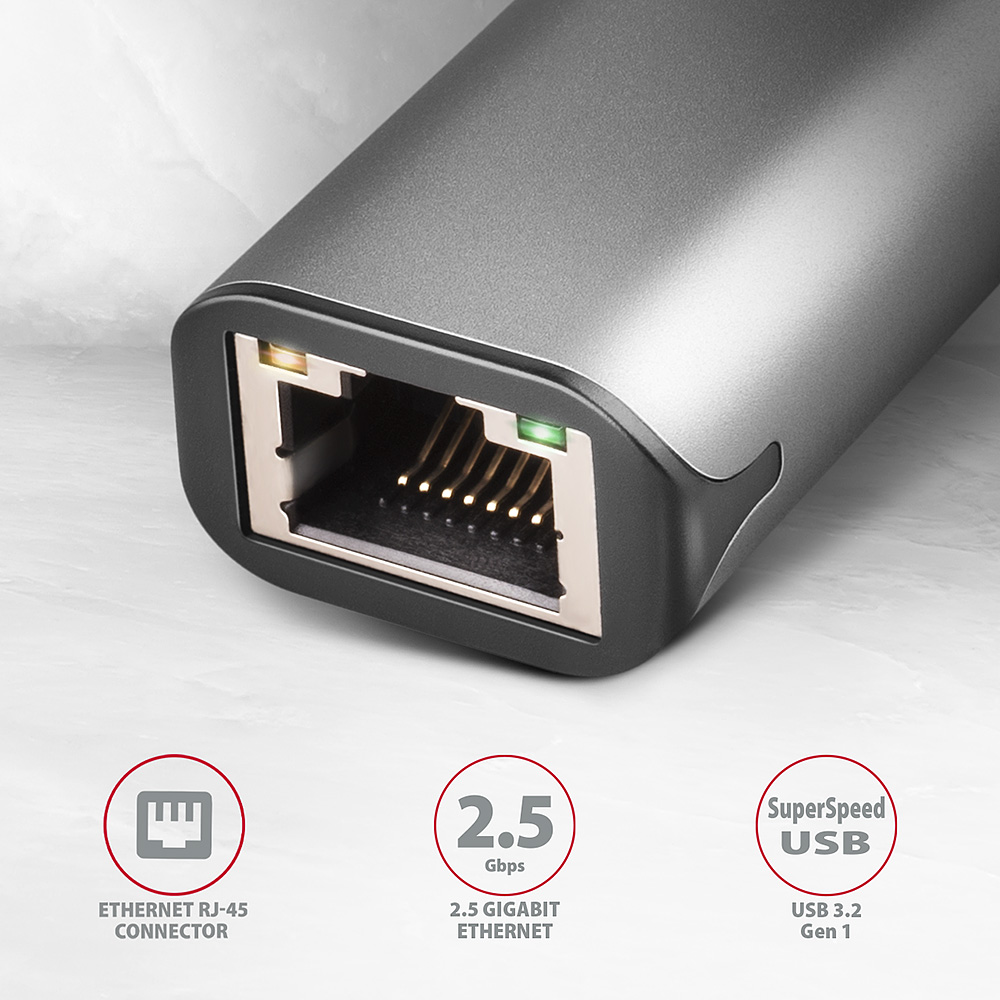 ADE-25RC SuperSpeed USB-C 2.5 gigabit ethernet