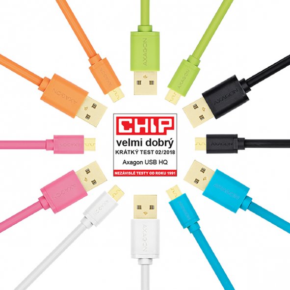 Datové a nabíjecí USB kabely v hledáčku časopisu CHIP